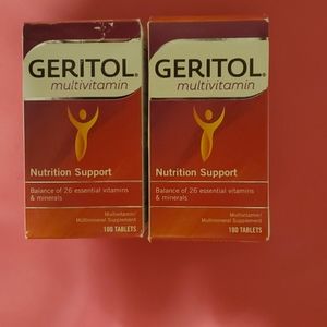 Geritol Multivitamins lot of 2 sealed. New in box
